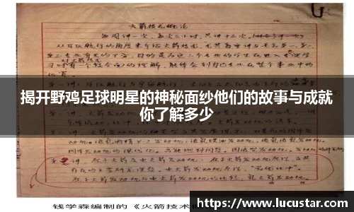 揭开野鸡足球明星的神秘面纱他们的故事与成就你了解多少